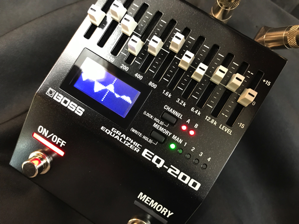 BOSSのイコライザーEQ-200のレビュー！